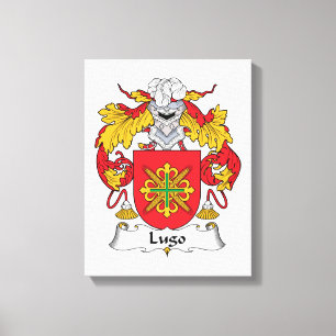 Lugo familjvapensköld canvastryck