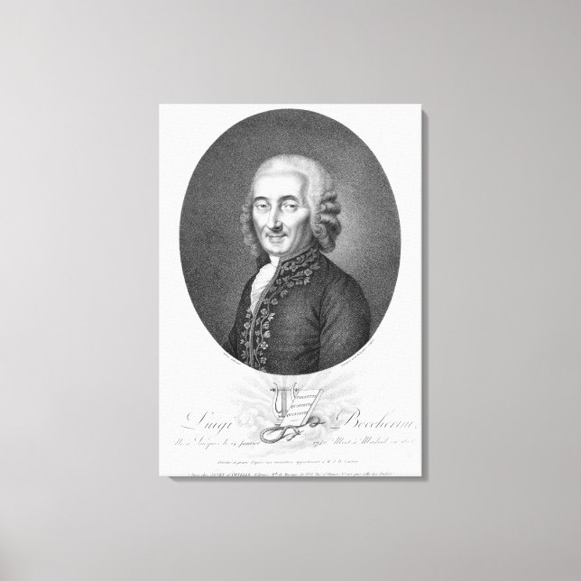 Luigi Boccherini Canvastryck (Framsida)