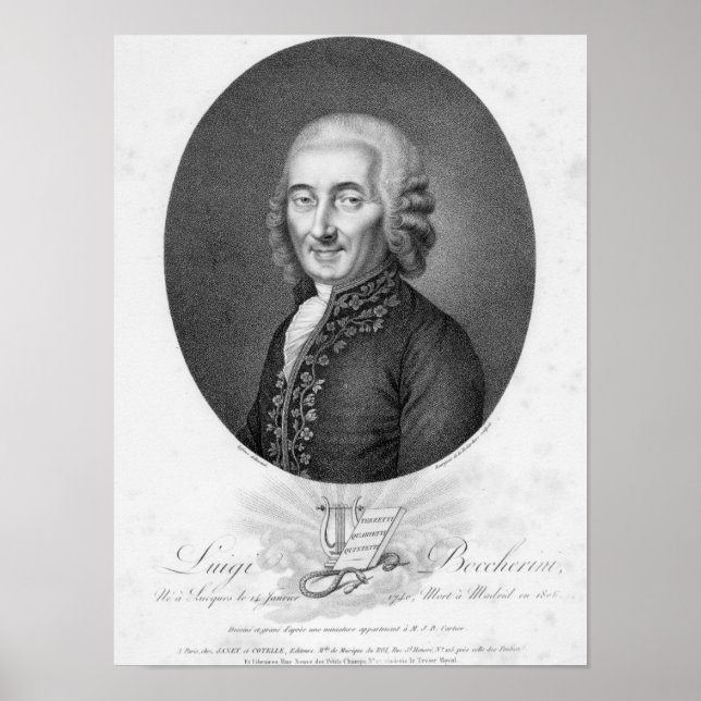 Luigi Boccherini Poster (Framsidan)