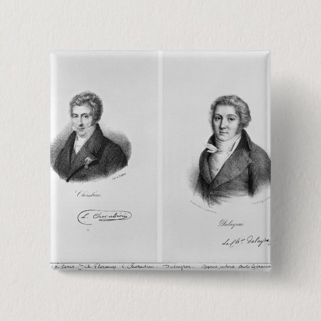 Luigi Cherubini och Nicolas Marie Dalayrac Knapp (Framsida)