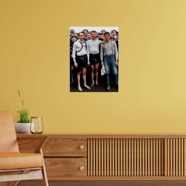 Luigi Ganna Cesare Brambilla Pierre Dane Giro d'It Poster (Vardagsrum 2)