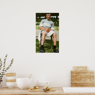 Luigi Ganna Milano Vinnare av första Giro d'Italia Poster