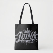 LUINA Lyxig Diamant Krona Anpassad Namn Present
