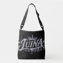 LUINA Lyxig Diamantkrona Anpassat Namn Present
