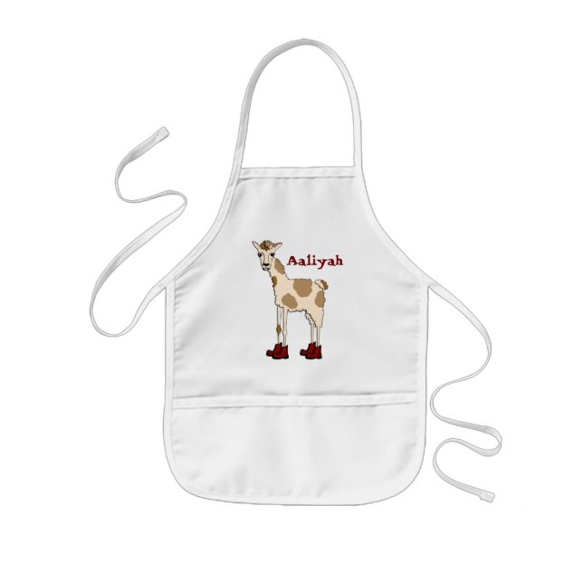 Luis Llama apron Barnförkläde (Framsidan)