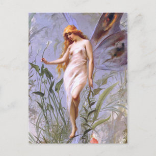 Luis Ricardo Falero: Lily Fairy Vykort