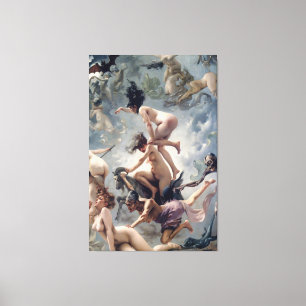 Luis Ricardo Falero - Witches Sabbath Canvastryck