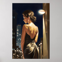 Luisa by streetlight