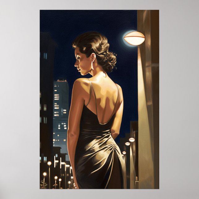 Luisa by streetlight poster (Framsidan)