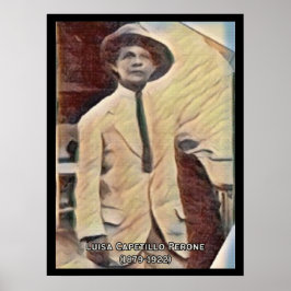 Luisa Capetillo Vintage affisch