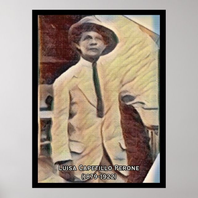 Luisa Capetillo Vintage affisch (Framsidan)