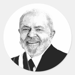 Luiz Inacio Lula da Silva Runt Klistermärke