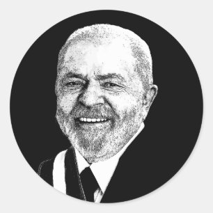 Luiz Inacio Lula da Silva Runt Klistermärke