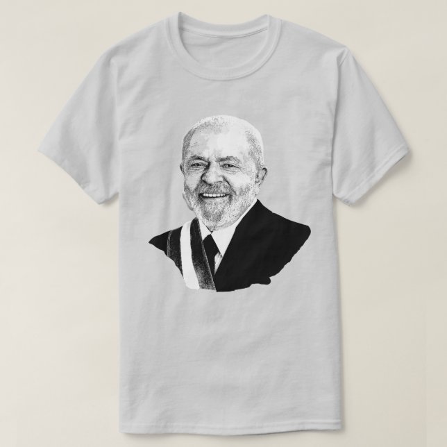 Luiz Inacio Lula da Silva T Shirt (Design framsida)