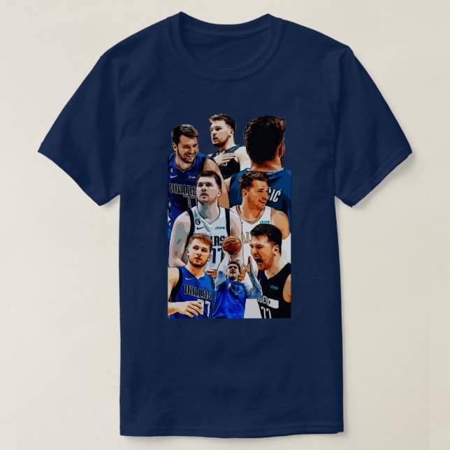 Luka Doncic Basketball TShirt T Shirt (Design framsida)
