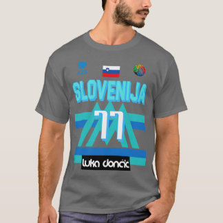 Luka Doncic Slovenija Fläkt Design 3 T Shirt
