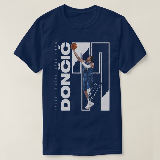 Luka Doncic Sträckning T Shirt (Design framsida)