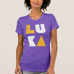 Luka Los Angeles Guld och Lila LA Luka Women's T Shirt