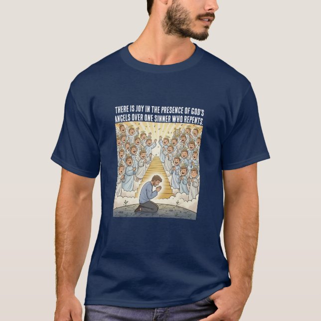 Lukas 15:10  t shirt (Framsida)
