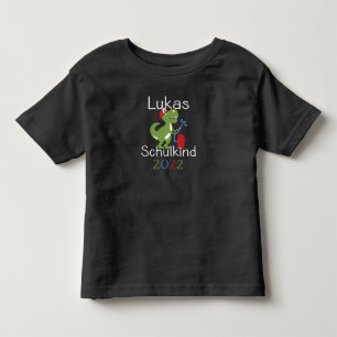 Lukas 2022 T-Rex Enrollment First Graders 2022 T Shirt