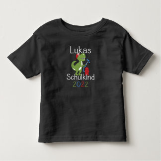 Lukas 2022 T-Rex Enrollment First Graders 2022 T Shirt
