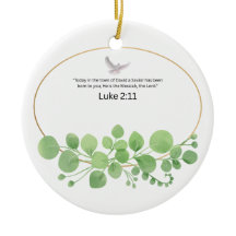 Lukas 2:11 Kristet bibelvers Eukalyptus Jul