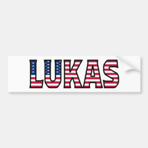 Lukas Namn Vorname USA Aufkleber Sticker Auto Bildekal