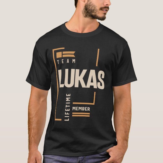 Lukas Personlig Namn - Funny Lukas T Shirt (Framsida)