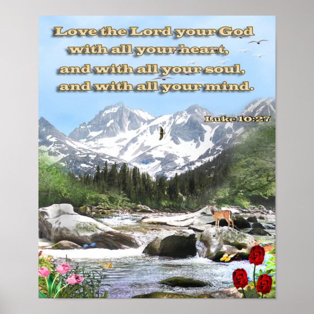 Luke 10:27 poster (Framsidan)