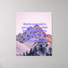 Luke 11:24 Bible Verse KJV Pic Wall Art Canvastryck