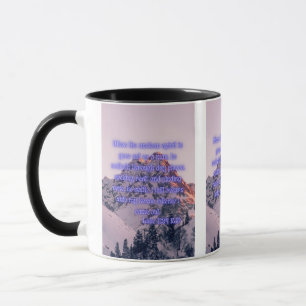 Luke 11:24 KJV Bible Verse Pic Two-Tone Mugg