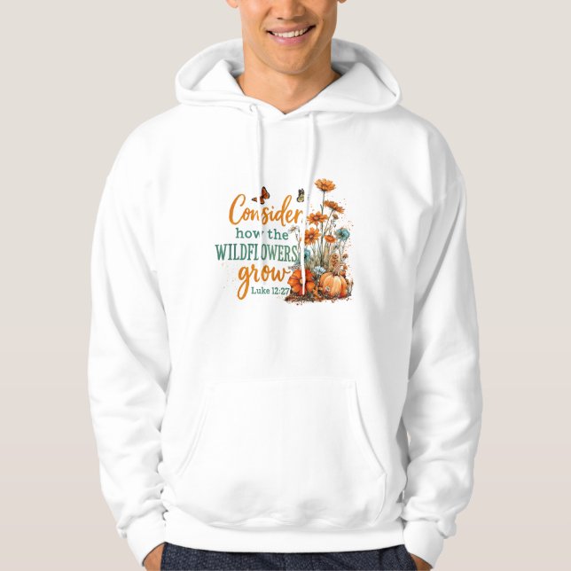 Luke 12:27 hoodie (Framsida)