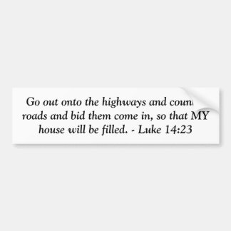 Luke 14:23 bildekal