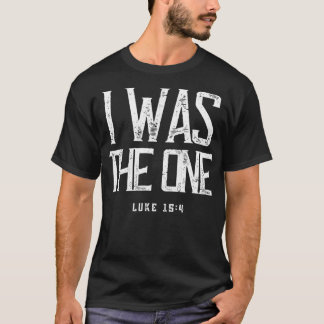 Luke 154 Lämnat 99 får jag var den ende Kristus T Shirt