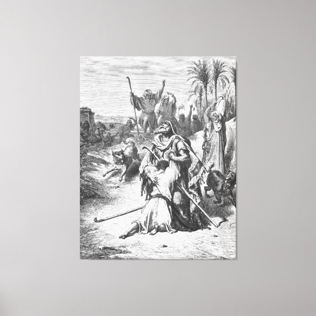 Luke 15B The Prodigal Son in His Father's Arms Canvastryck (Framsida)