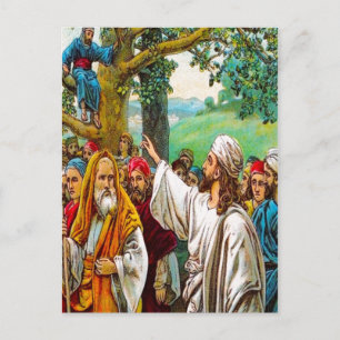 Luke 19:1-10 Jesus sparar ett vykort för skatteind
