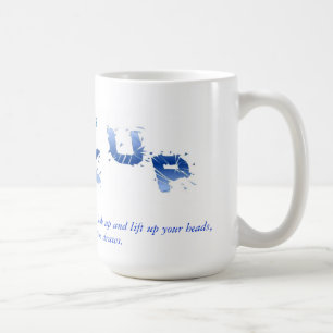 Luke 21:28 kaffemugg