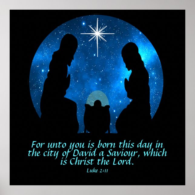 Luke 2:11 poster (Framsidan)