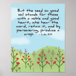 Luke 8:15 - Poster A Skörd