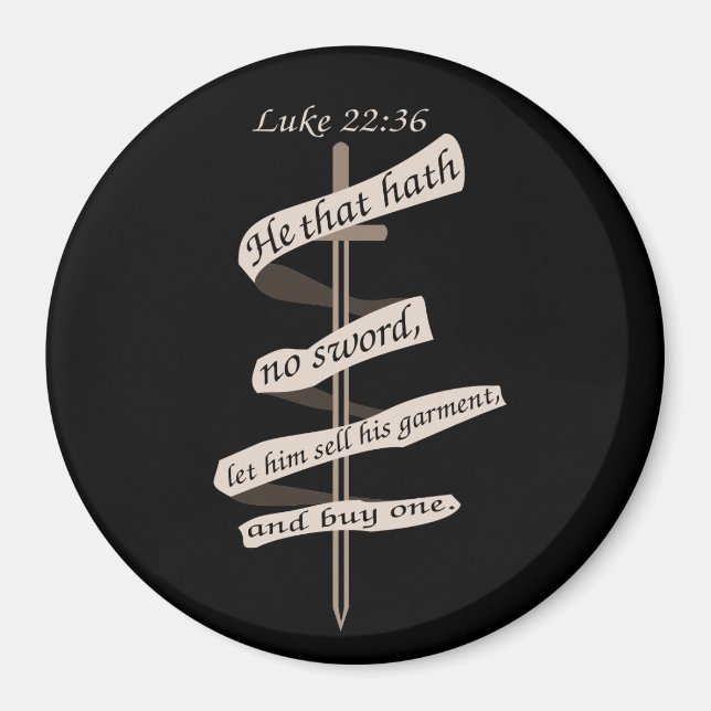 Luke Advice Köp ett Sword Magnet (Framsidan)