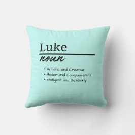 Luke, Boy Personlig Namn Definition Kudde