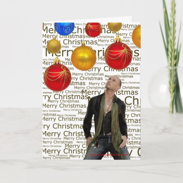 Luke Goss julkort 2010 Helgkort (Framsida)