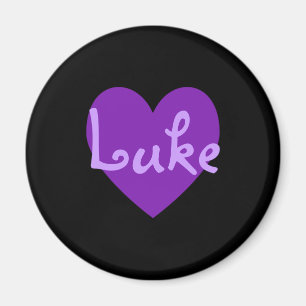 Luke in Lila Magnet