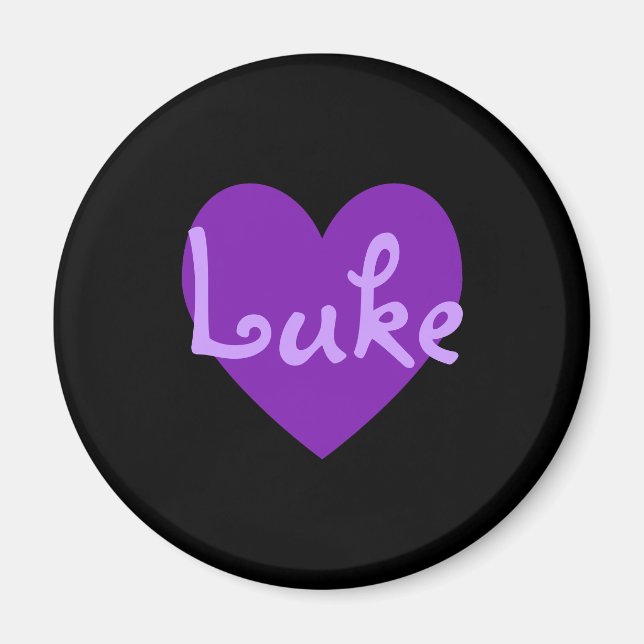 Luke in Lila Magnet (Framsidan)