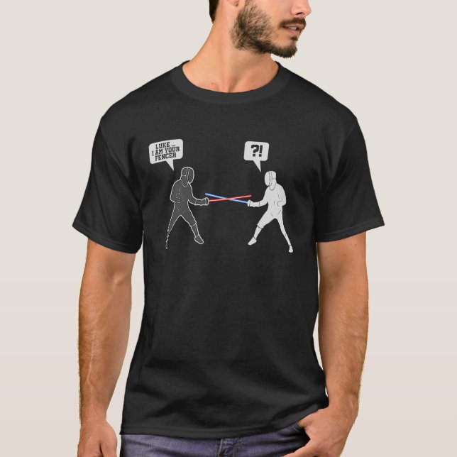 Luke jag är din Fencer Fängel T Shirt (Framsida)