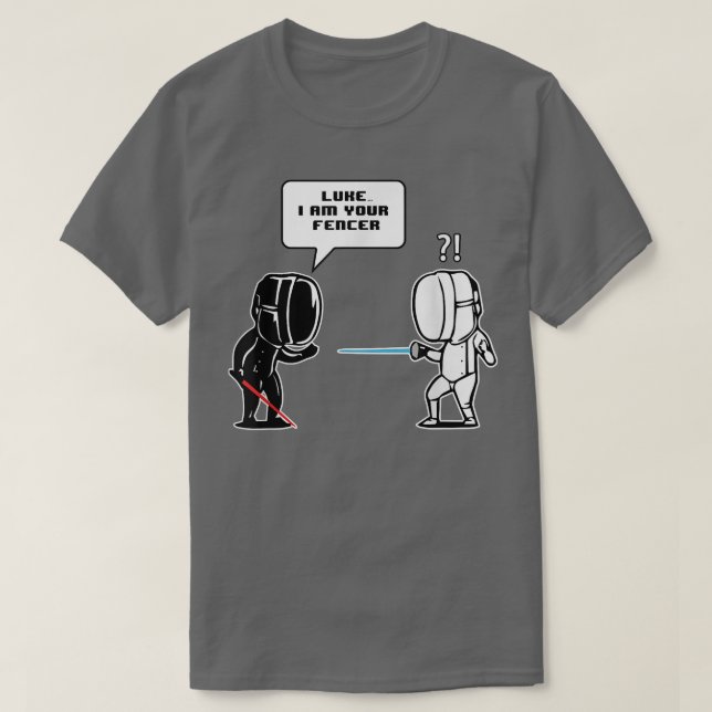 Luke jag är din Fencer Funny Fstakingsgåva  T Shirt (Design framsida)