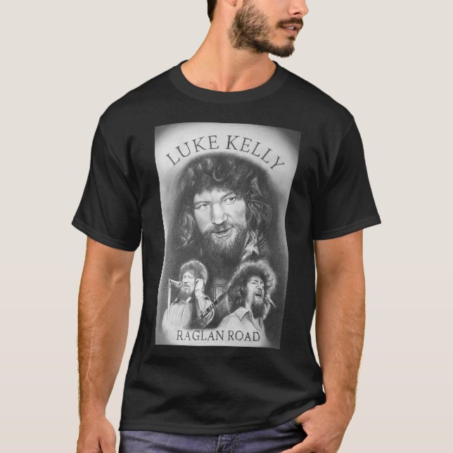 Luke Kelly T Shirt Design (Framsida)
