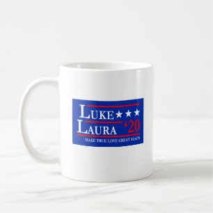 Luke och Laura gör Äkta kärlek Underbarare kaff Kaffemugg