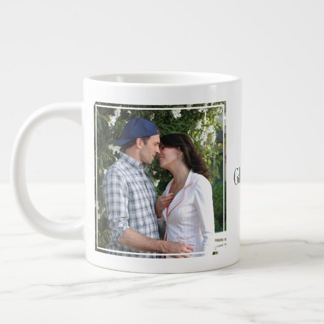 Luke och Lorelai Kiss Jumbo Mugg (Vänster)