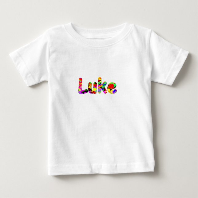 Luke Personlig Design t-shirt (Framsida)